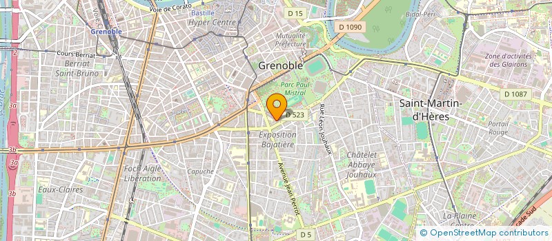 localisation de l'entreprise MONSIEUR BORIS ODIEVRE  GRENOBLE