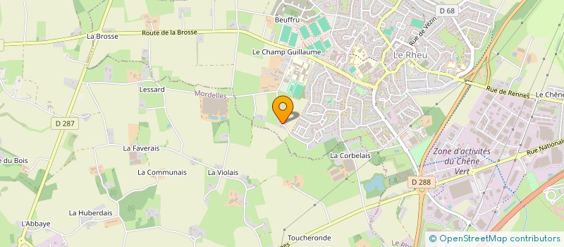 localisation de l'entreprise MONSIEUR BORIS OLIVIER  LE RHEU