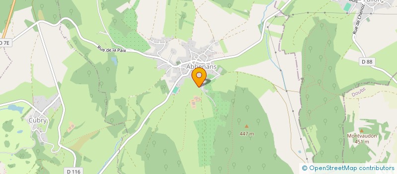 localisation de l'entreprise MONSIEUR BORIS PAN  ABBENANS