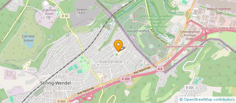 localisation de l'entreprise MONSIEUR BORIS PATZEK  STIRING-WENDEL