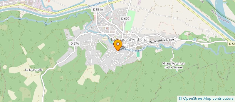 localisation de l'entreprise MONSIEUR BORIS PAULIN  LA ROQUE-D'ANTHERON