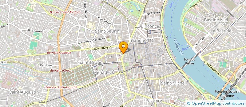 localisation de l'entreprise MONSIEUR BORIS PAVADE  BORDEAUX