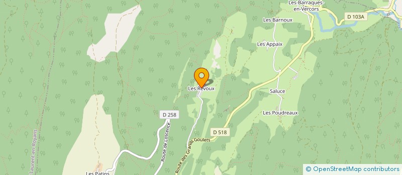 localisation de l'entreprise MONSIEUR BORIS PERELLI à CHAPELLE-EN-VERCORS (LA)