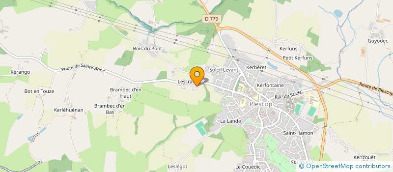 localisation de l'entreprise MONSIEUR BORIS PERNELLE  PLESCOP