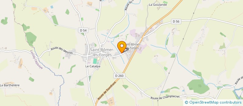 localisation de l'entreprise MONSIEUR BORIS PIATKOWSKI à DOMFRONT-EN-POIRAIE