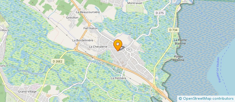 localisation de l'entreprise MONSIEUR BORIS PIGEOT  LE CHATEAU-D'OLERON