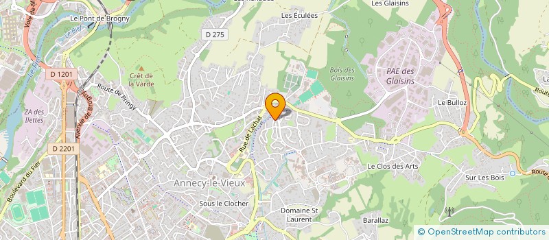 localisation de l'entreprise MONSIEUR BORIS PIMONOW à ANNECY