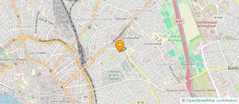 localisation de l'entreprise MONSIEUR BORIS POMIER  TOULOUSE