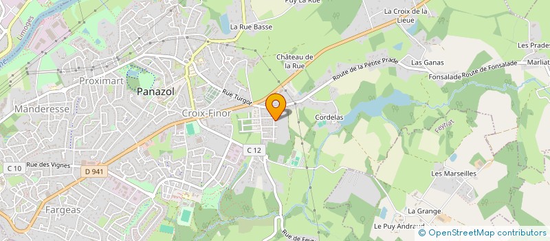 localisation de l'entreprise MONSIEUR BORIS PRECIGOUT à PANAZOL