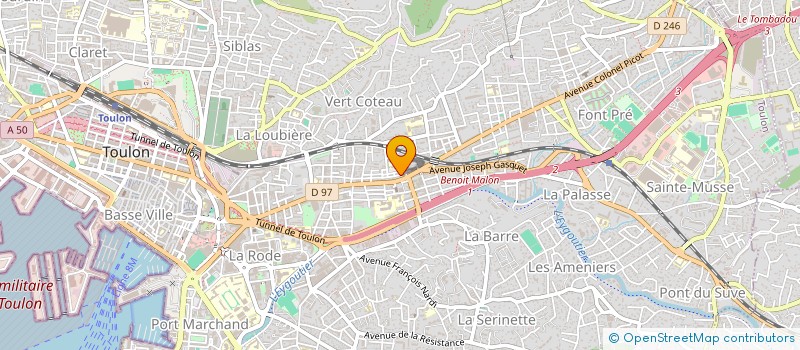 localisation de l'entreprise MONSIEUR BORIS RADTKOWSKY  TOULON