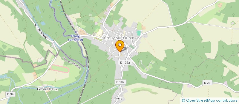 localisation de l'entreprise MONSIEUR BORIS RAGONNAUD  CROUY-SUR-OURCQ