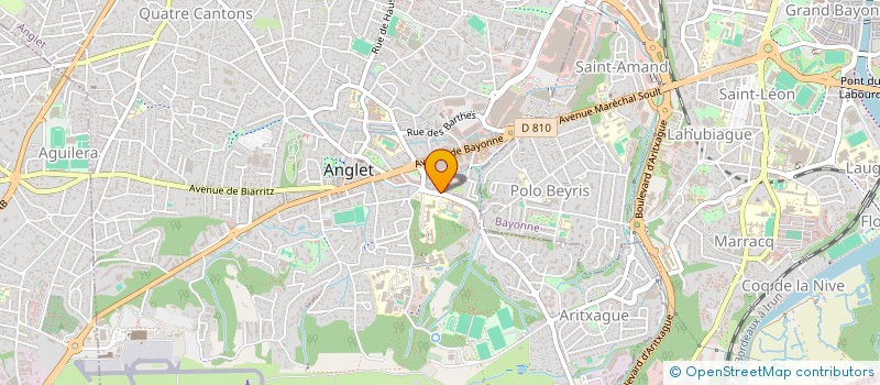 localisation de l'entreprise MONSIEUR BORIS RIALLAND à ANGLET