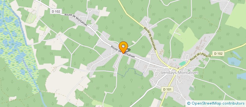 localisation de l'entreprise MONSIEUR BORIS ROBERT à VENDAYS-MONTALIVET