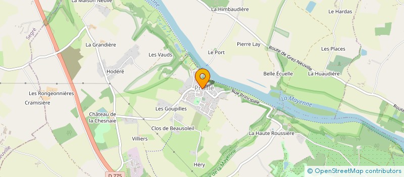 localisation de l'entreprise MONSIEUR BORIS ROBIN  LONGUENEE-EN-ANJOU