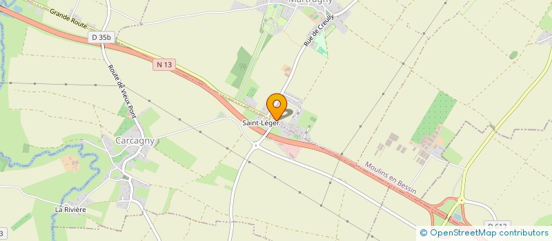 localisation de l'entreprise MONSIEUR BORIS SAINT-JORE  MOULINS-EN-BESSIN