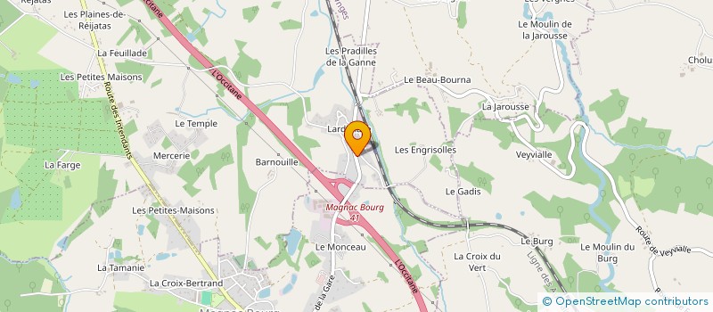 localisation de l'entreprise MONSIEUR BORIS SIEBENEICHER  SAINT-BONNET-BRIANCE