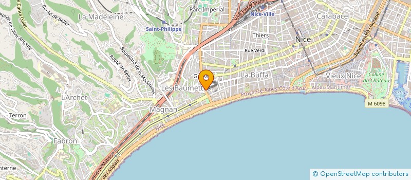 localisation de l'entreprise MONSIEUR BORIS STANISLAVOV à NICE