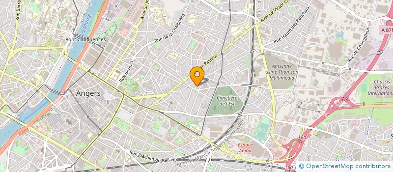 localisation de l'entreprise MONSIEUR BORIS STENGEL  ANGERS