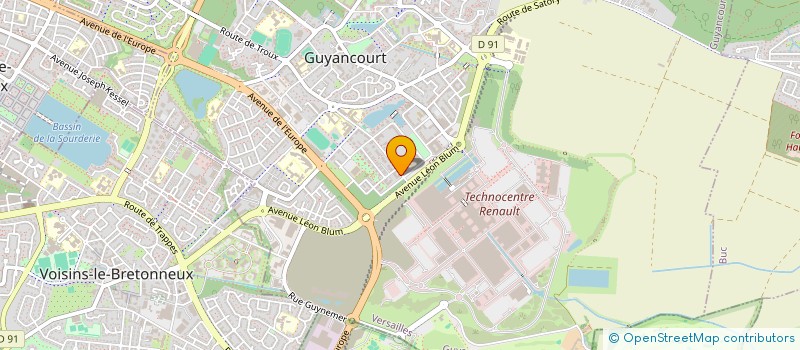 localisation de l'entreprise MONSIEUR BORIS STOCKER  GUYANCOURT