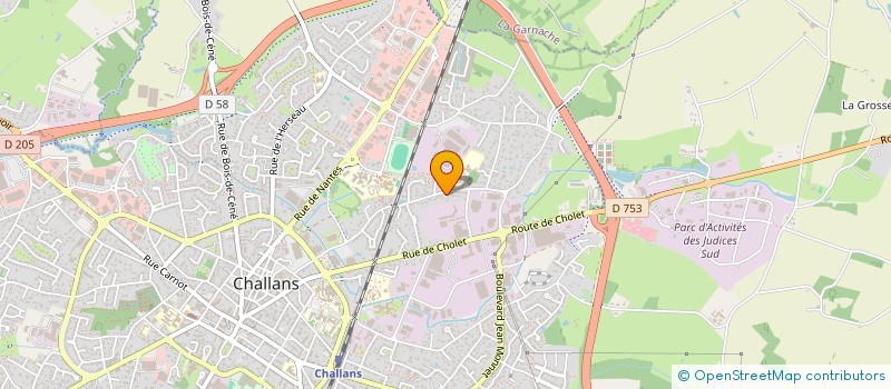 localisation de l'entreprise MONSIEUR BORIS TAPIN à CHALLANS