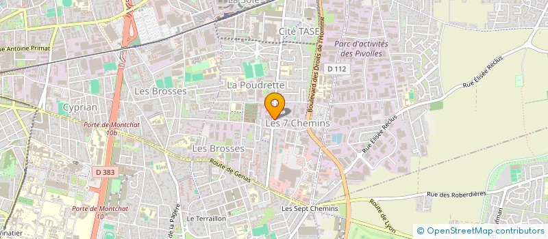 localisation de l'entreprise MONSIEUR BORIS TYSEBAERT  VAULX-EN-VELIN