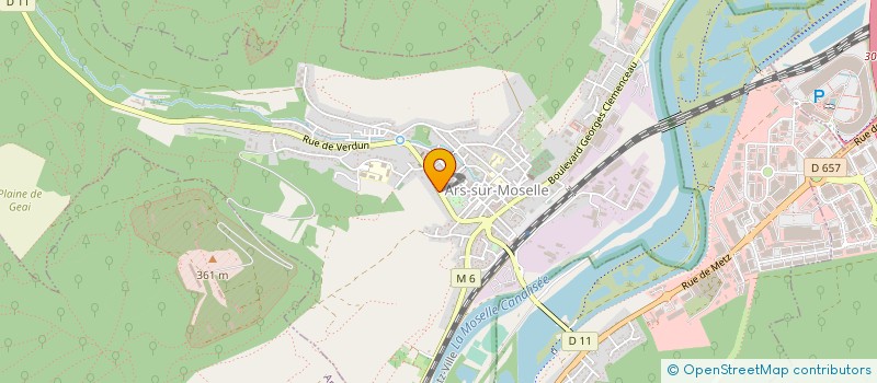 localisation de l'entreprise MONSIEUR BORIS UNTEREINER  ARS-SUR-MOSELLE