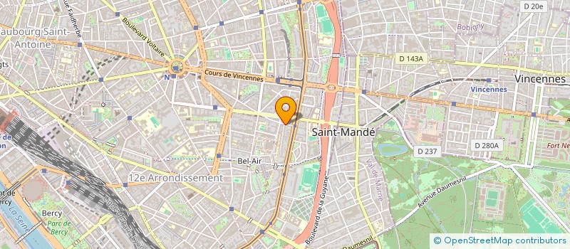 localisation de l'entreprise MONSIEUR BORIS VANDEWALLE  PARIS