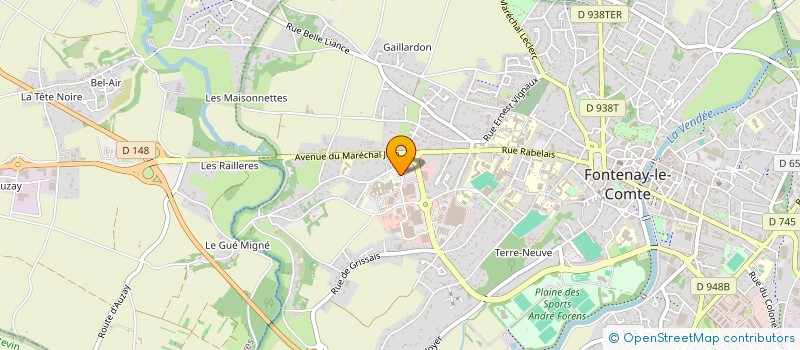 localisation de l'entreprise MONSIEUR BORIS VIAL à FONTENAY-LE-COMTE