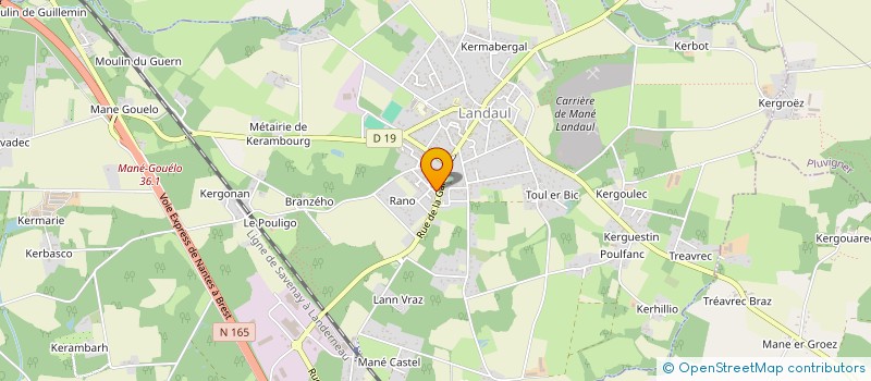 localisation de l'entreprise MONSIEUR BORIS-VICTOR THIEBAULT  LANDAUL