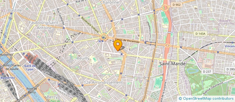 localisation de l'entreprise MONSIEUR BORIS VON GAUDECKER  PARIS