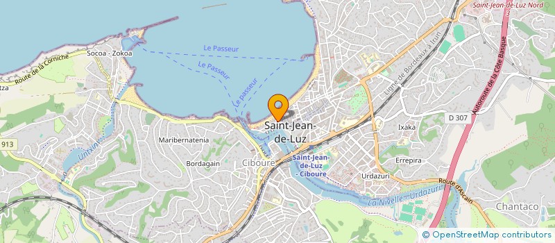 localisation de l'entreprise MONSIEUR BORIS VUJINOVIC à SAINT-JEAN-DE-LUZ