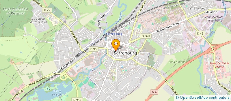 localisation de l'entreprise MONSIEUR BORIS WEISS à SARREBOURG