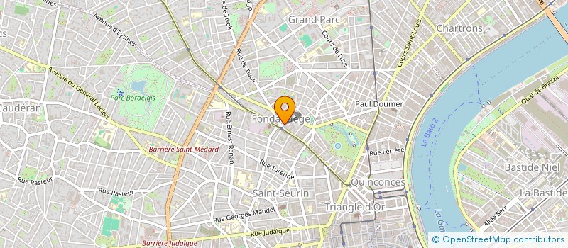 localisation de l'entreprise MONSIEUR BORIS-YVAN DASSIE  BORDEAUX