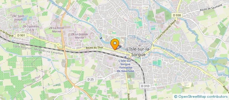 localisation de l'entreprise MONSIEUR BORISLAV PAROV à L'ISLE-SUR-LA-SORGUE