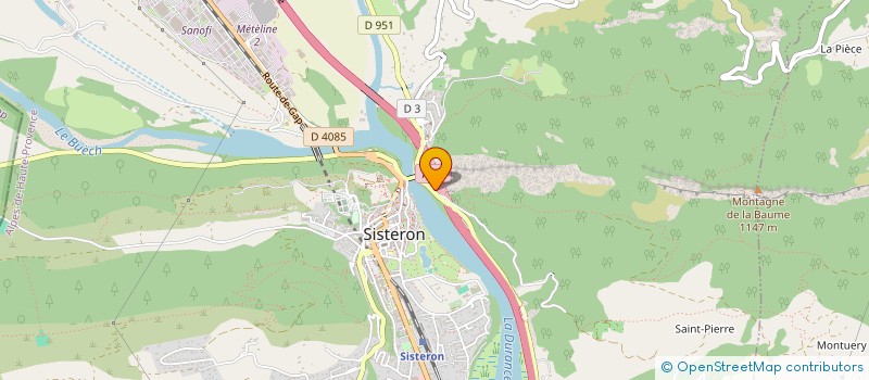 localisation de l'entreprise MONSIEUR BORJA MARTINEZ DE PISON SAINZ  SISTERON