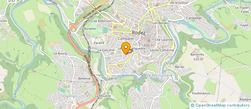 localisation de l'entreprise MONSIEUR BORKAN SAGLAM  RODEZ