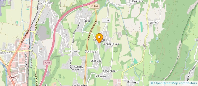 localisation de l'entreprise MONSIEUR BORNA SCOGNAMIGLIO  SONNAZ