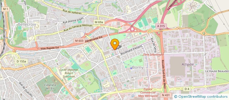 localisation de l'entreprise MONSIEUR BOROS BURCEA  METZ