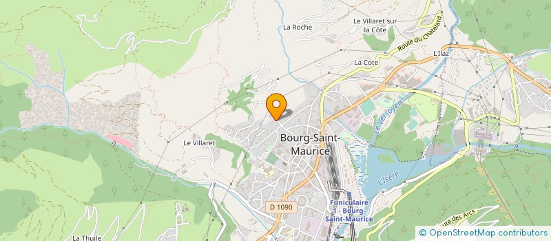 localisation de l'entreprise MONSIEUR BORTOLO GELFI  BOURG-SAINT-MAURICE