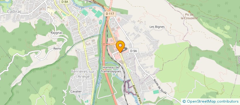 localisation de l'entreprise MONSIEUR BOSCO GORBENA ESCAURIAZA à FOIX