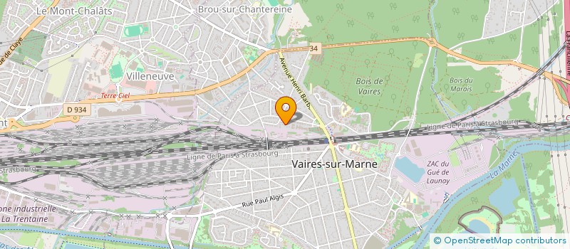 localisation de l'entreprise MONSIEUR BOSSON N'GUESSAN ASSI  VAIRES-SUR-MARNE