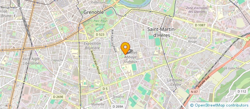 localisation de l'entreprise MONSIEUR BOSTON VASTRESTIN  GRENOBLE