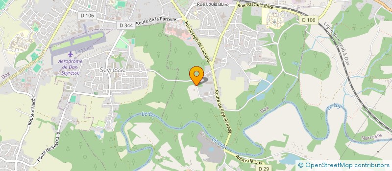 localisation de l'entreprise MONSIEUR BOSTON ZEPP  DAX