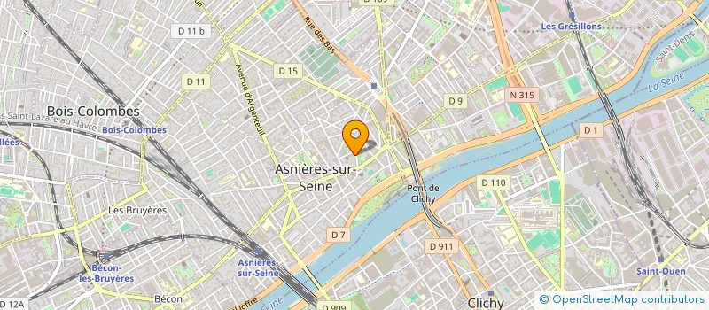 localisation de l'entreprise MONSIEUR BOTELA N'GBANZO à ASNIERES-SUR-SEINE