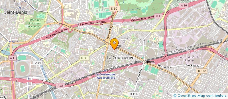 localisation de l'entreprise MONSIEUR BOTIF SIMION EMIL à LA COURNEUVE