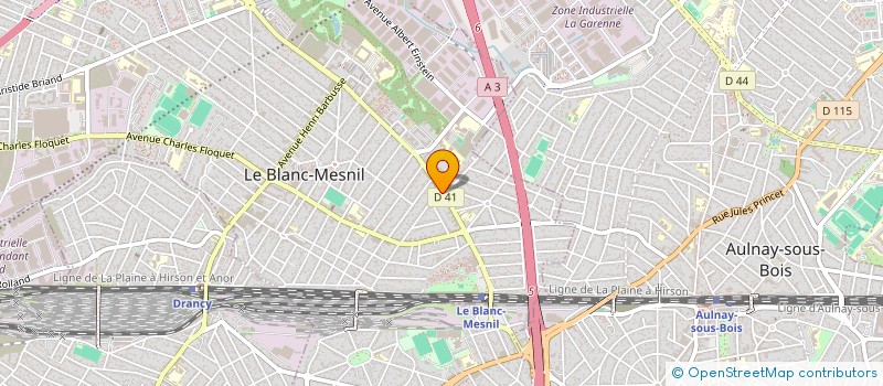 localisation de l'entreprise MONSIEUR BOTULU IKOMA  LE BLANC-MESNIL