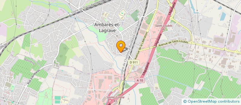 localisation de l'entreprise MONSIEUR BOUABDALAH DERHAMOUNE  AMBARES-ET-LAGRAVE