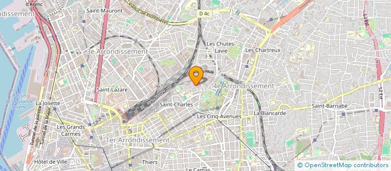 localisation de l'entreprise MONSIEUR BOUABDALLAH BELMIHOUB à MARSEILLE 4EME