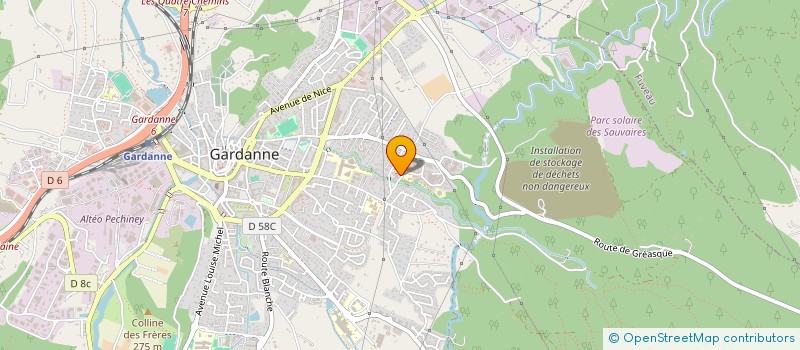 localisation de l'entreprise MONSIEUR BOUABDALLAH BENHALIMA à GARDANNE