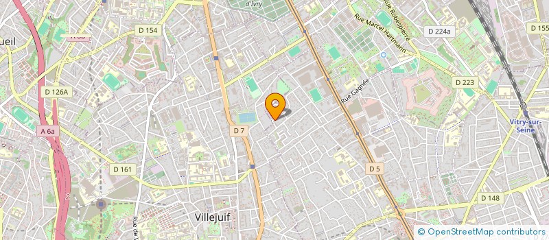 localisation de l'entreprise MONSIEUR BOUABDALLAH BEZEHAF  VITRY-SUR-SEINE